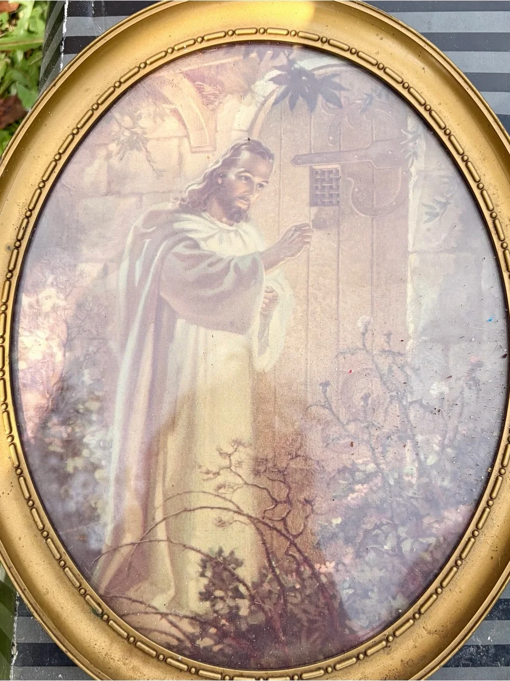 Gold Oval Religious Wall Art - Unbranded